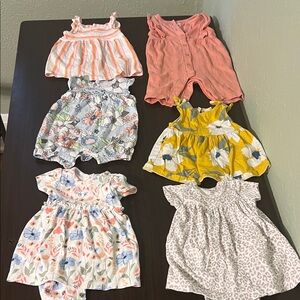 Newborn Girl Assorted Baby Rompers and Dresses